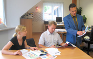 Beratung im Büro der IBS GmbH